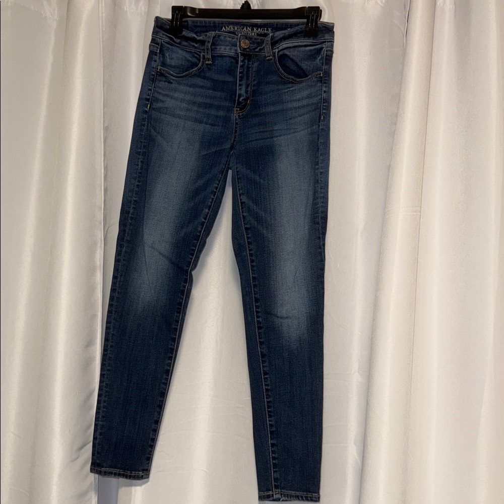 American Eagle Outfitters Women's Skinny Jeans - Blue